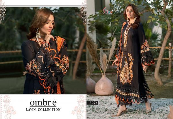 Shree Ombre Lawn Collection Cotton Dupatta Pakistani Suits